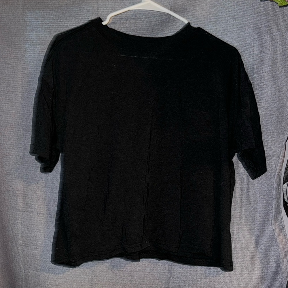 AllBirds Black Cropped Tee